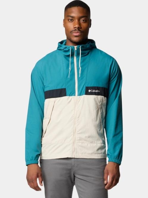 Columbia Spire Valley Hooded Windbreaker férfi széldzseki kék színben 2