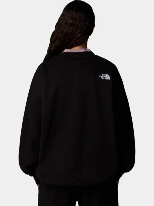 The North Face W Essential Oversize Crew női pulóver fekete színben 3