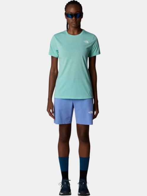 The North Face W Foundation S/S Half Dome Ca Graphic női rövid ujjú sport póló világoskék színben 4