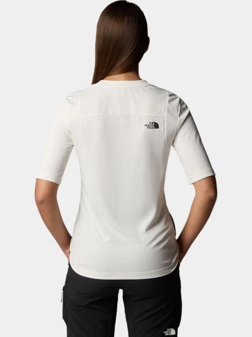 The North Face W S/S Lightrange Tee női rövid ujjú sport póló fehér színben 3