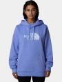 The North Face W Drew Peak Pullover Hoodie női kapucnis pulóver világoskék színben 1